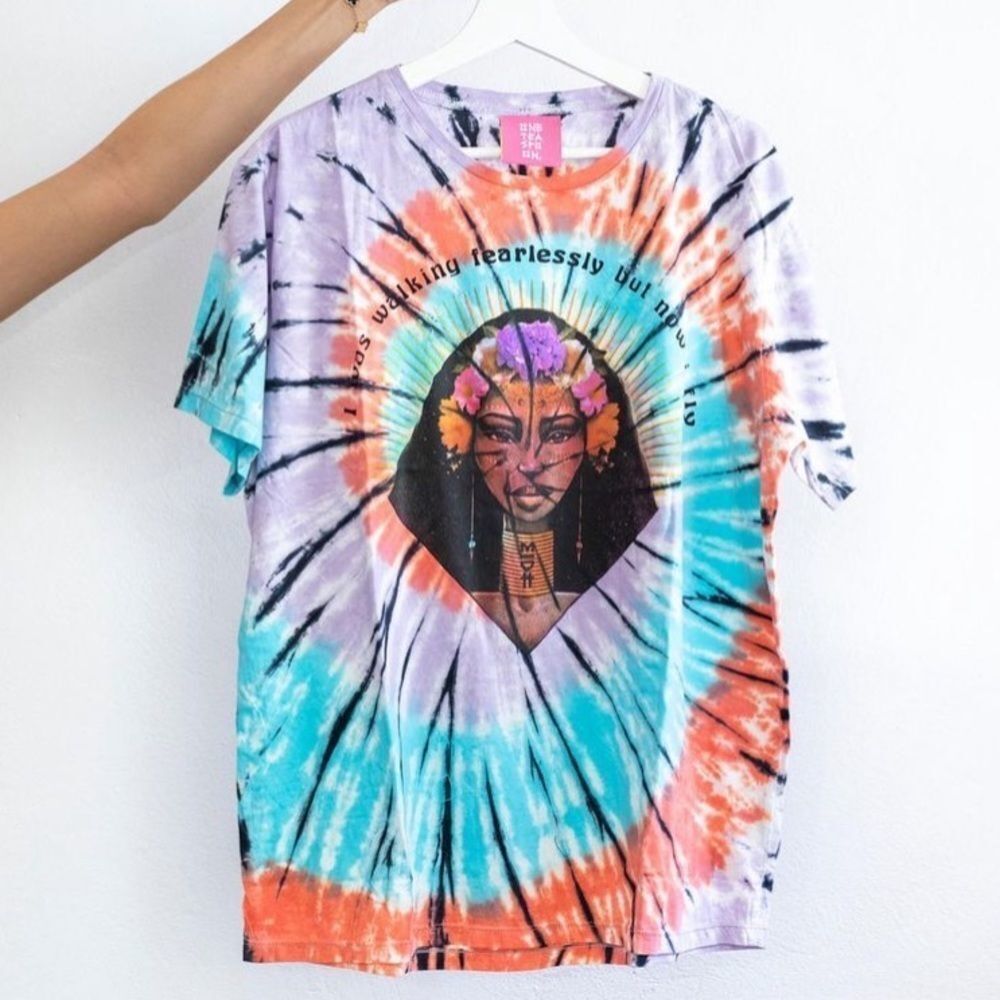 One teaspoon recycled cotton tees sustainable tie dye